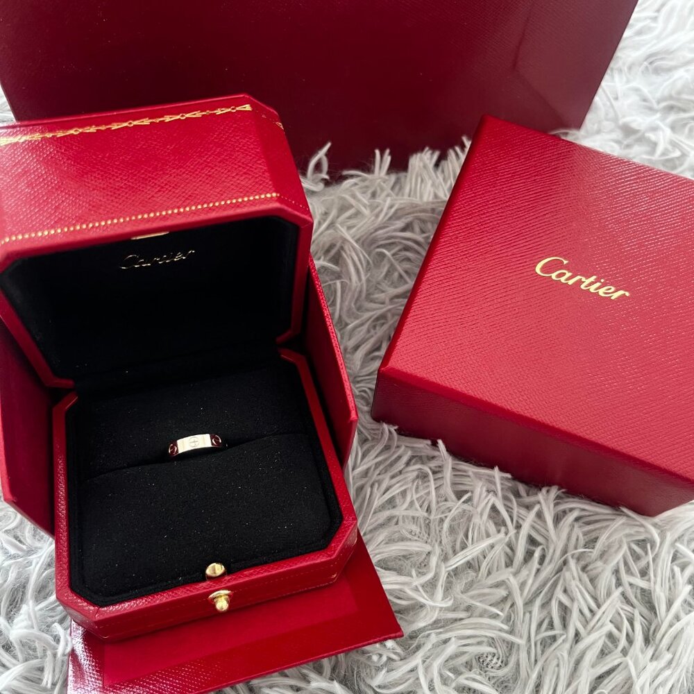 Cartier LOVE Wedding Band-  18K White Gold